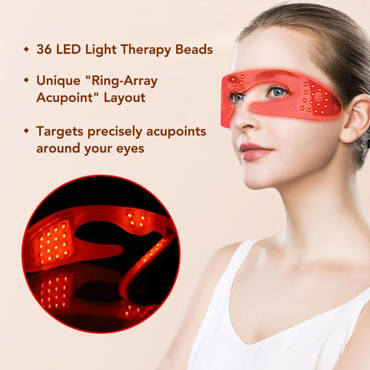Anti-aging Eye Massager LED Photon Therapy Relax Fatigue Relief Lighten Dark Circles Smooth Eye Fine Line Beauty Eye Care