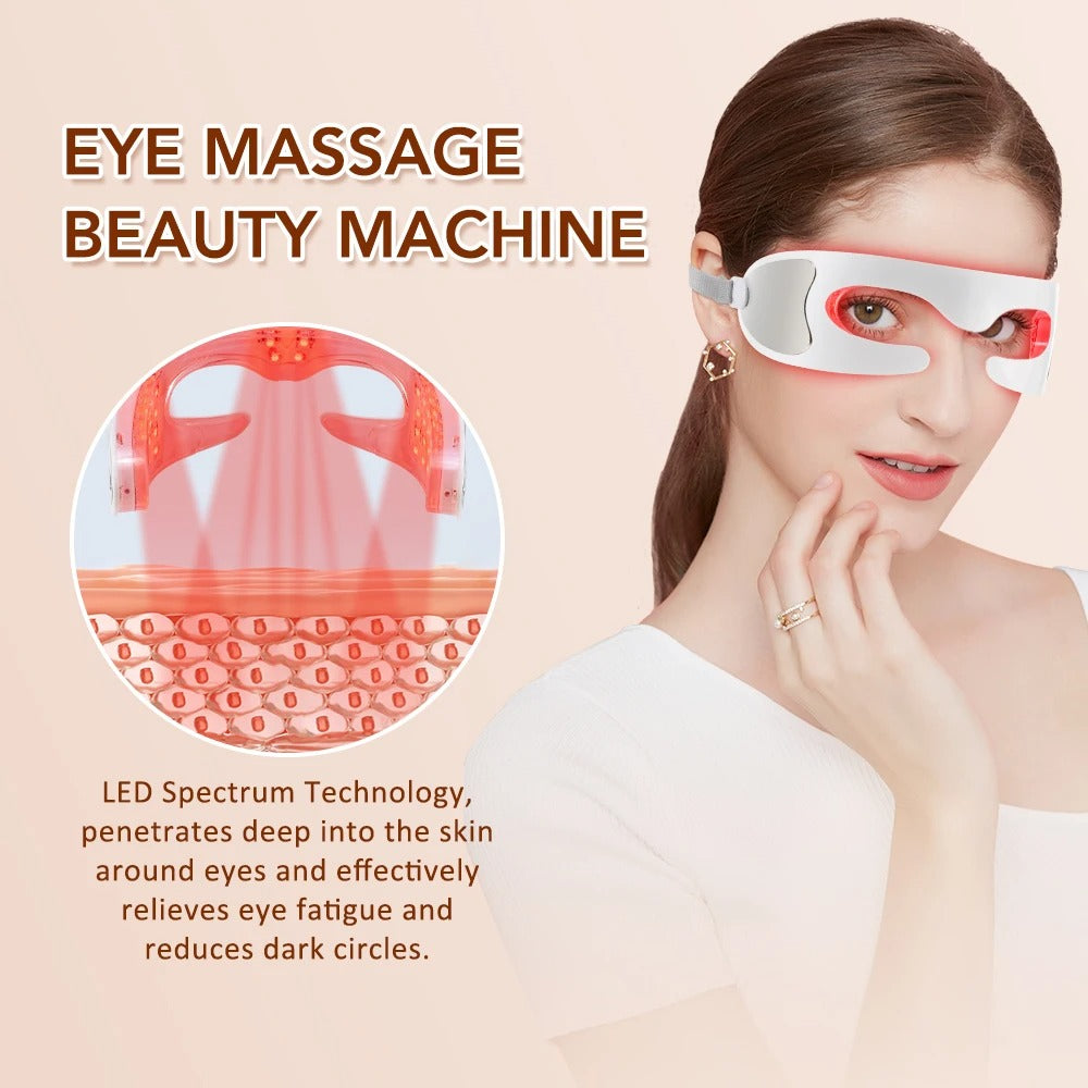 Anti-aging Eye Massager LED Photon Therapy Relax Fatigue Relief Lighten Dark Circles Smooth Eye Fine Line Beauty Eye Care