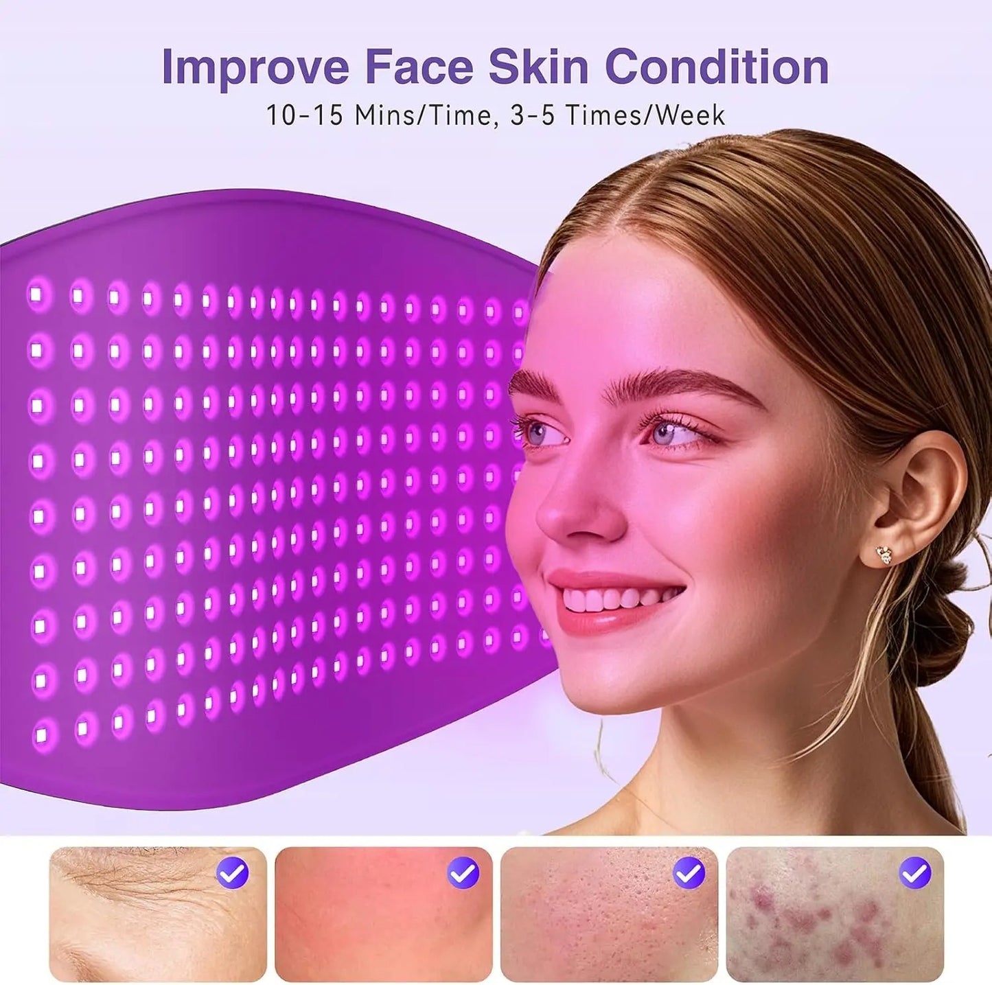 Hello Face L6 510K Red Light and infrared Therapy Mask 720 LED Chips Panel Facial Body Skin Rejuvenation Salon Device