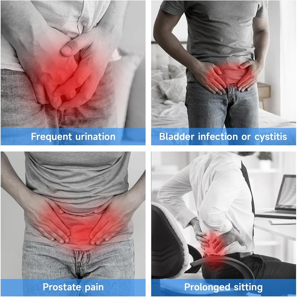LEDs Red Light Therapy for Men Prostate Therapy Device 660nm&850nm Physical Infrared Therapy Wrap Belt for Knee Hands Feet Relie