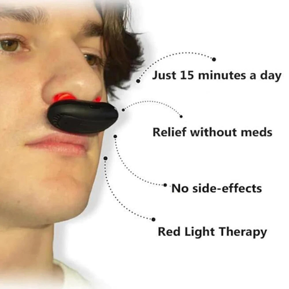 Portable Infrared Rhinitis Device Portable Red Light Nose Therapy Infrared Nasal Therapy Device for Improving Nasal Ventilation