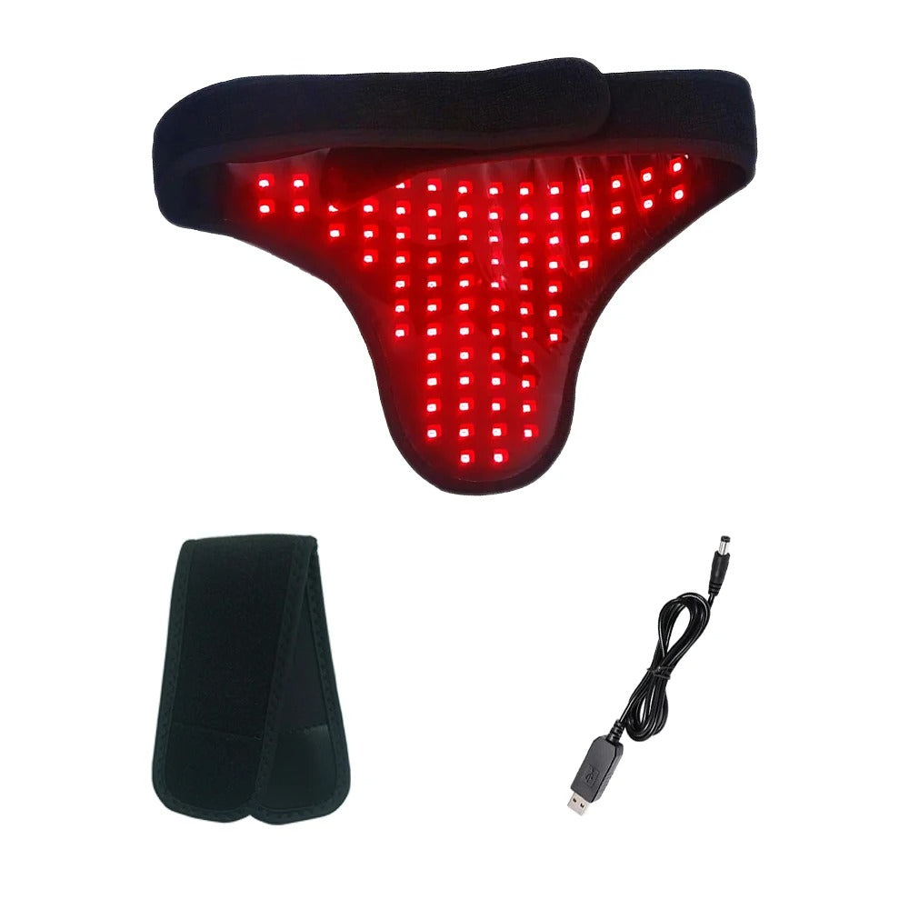 LEDs Red Light Therapy for Men Prostate Therapy Device 660nm&850nm Physical Infrared Therapy Wrap Belt for Knee Hands Feet Relie